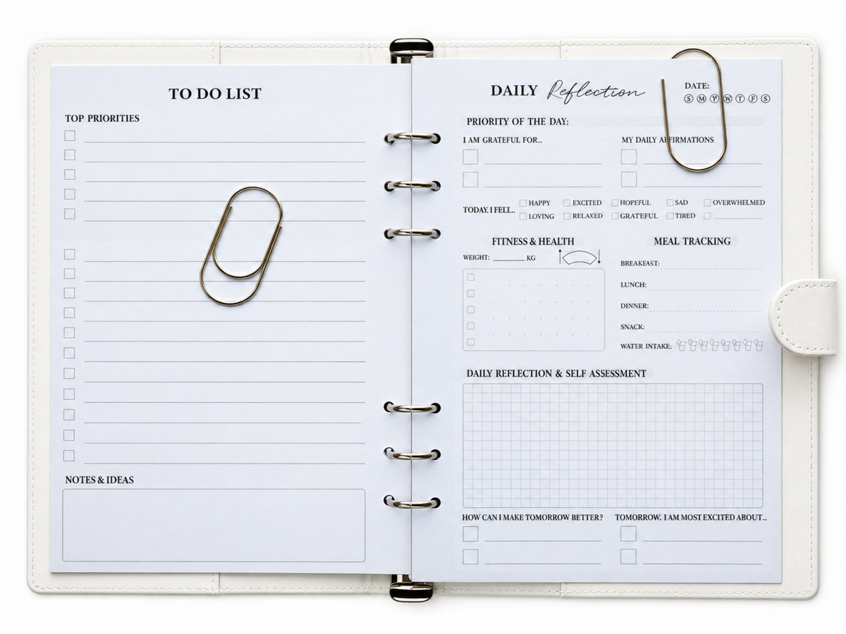 Giant Gold Paperclips (set of 6)