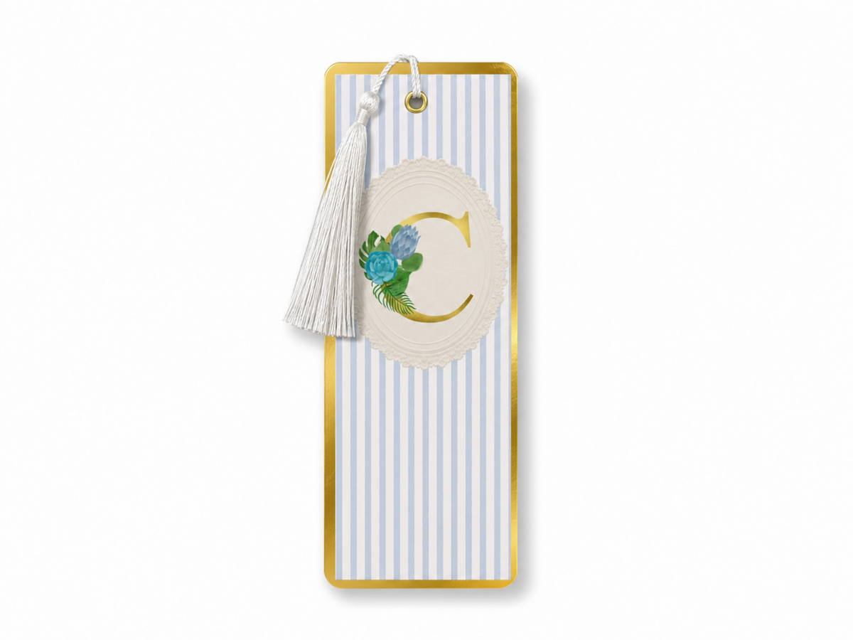 Monogrammed Bookmarks