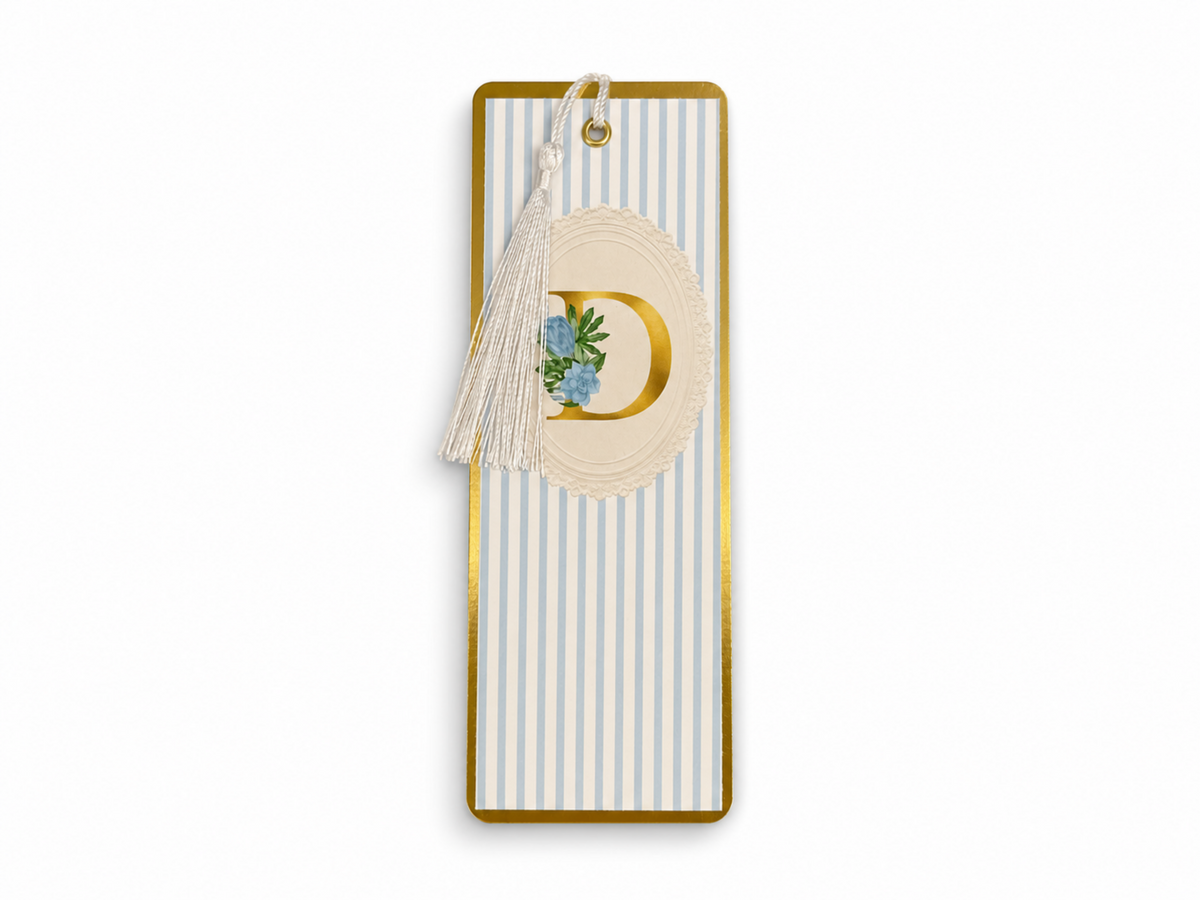 Monogrammed Bookmarks