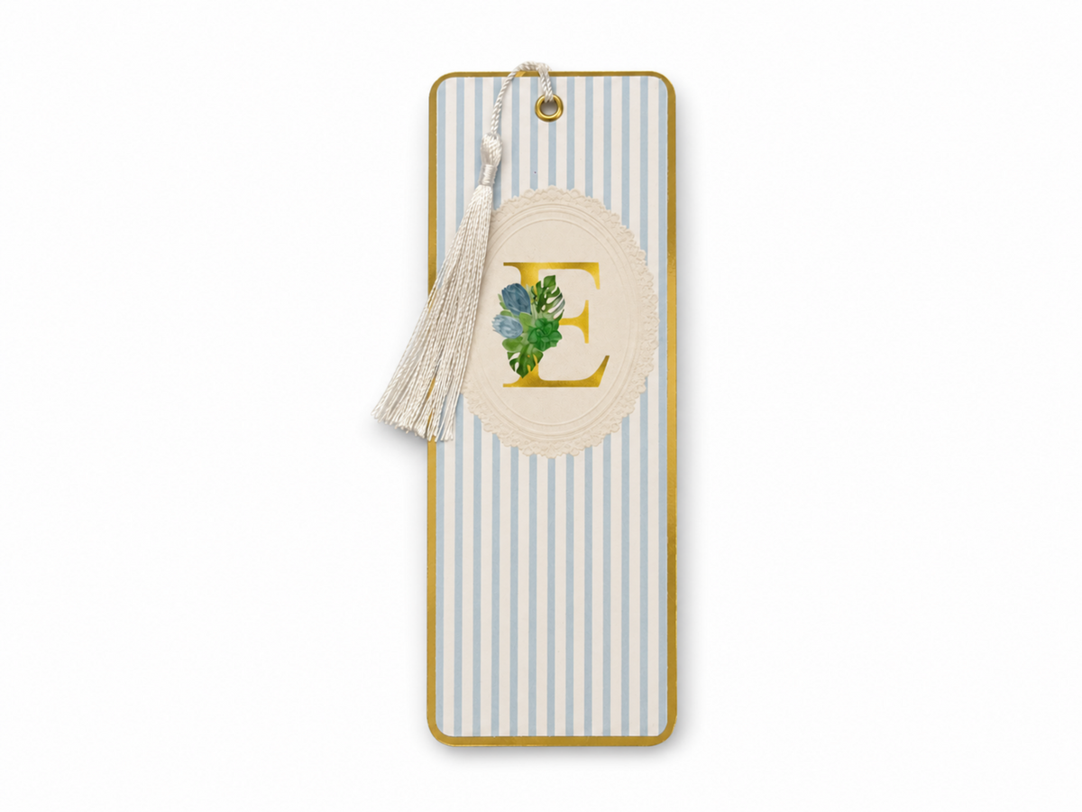 Monogrammed Bookmarks