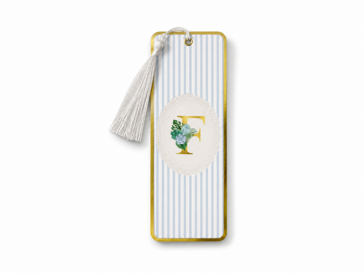 Monogrammed Bookmarks
