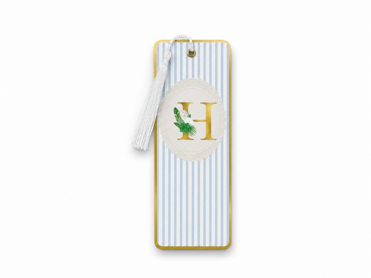 Monogrammed Bookmarks