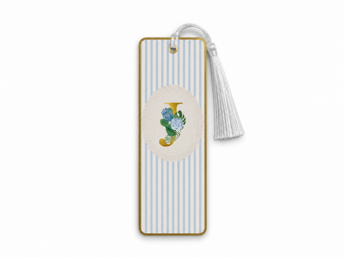 Monogrammed Bookmarks