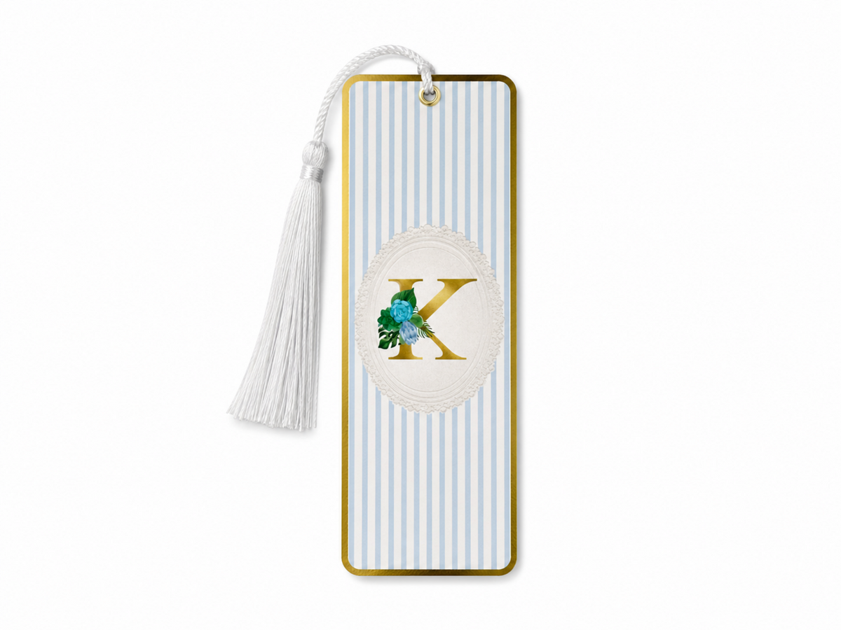 Monogrammed Bookmarks
