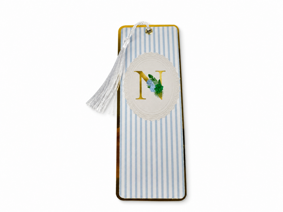 Monogrammed Bookmarks