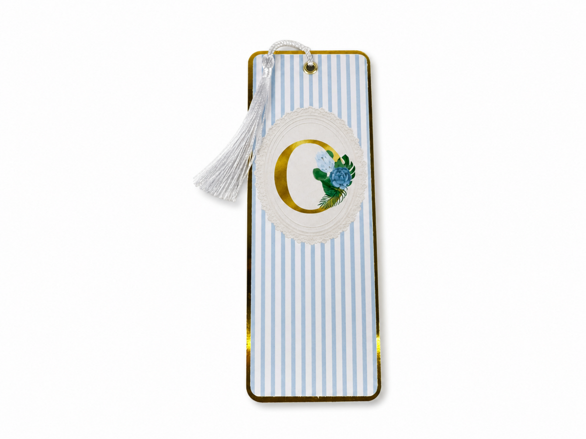 Monogrammed Bookmarks