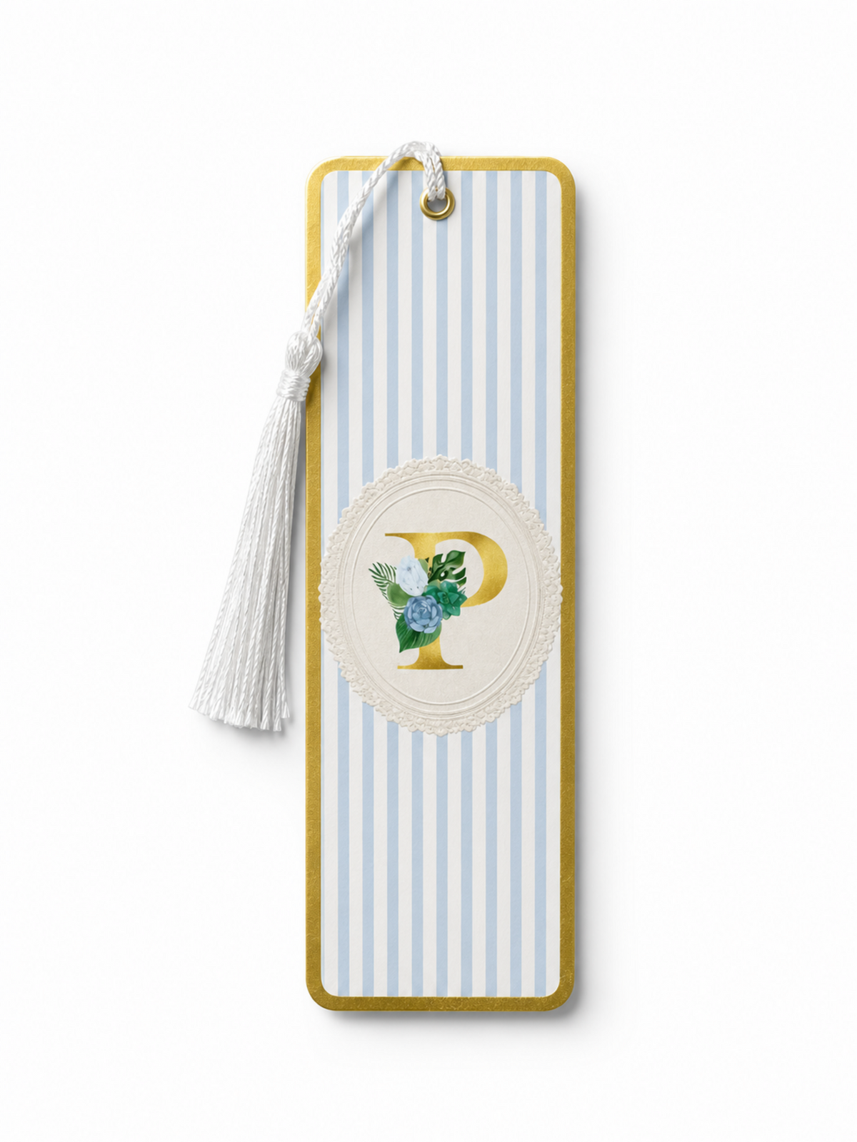 Monogrammed Bookmarks