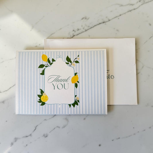 Italian Summer Thank You Gift Card