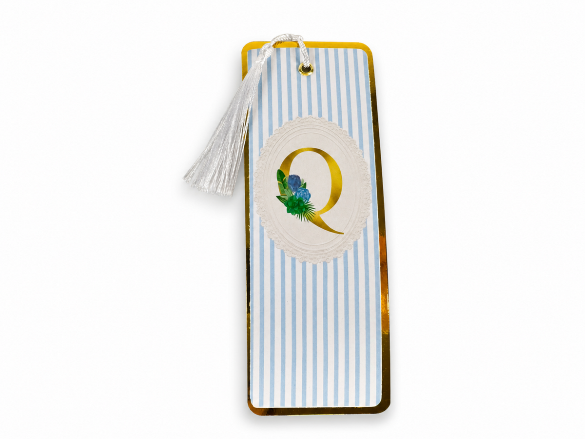 Monogrammed Bookmarks