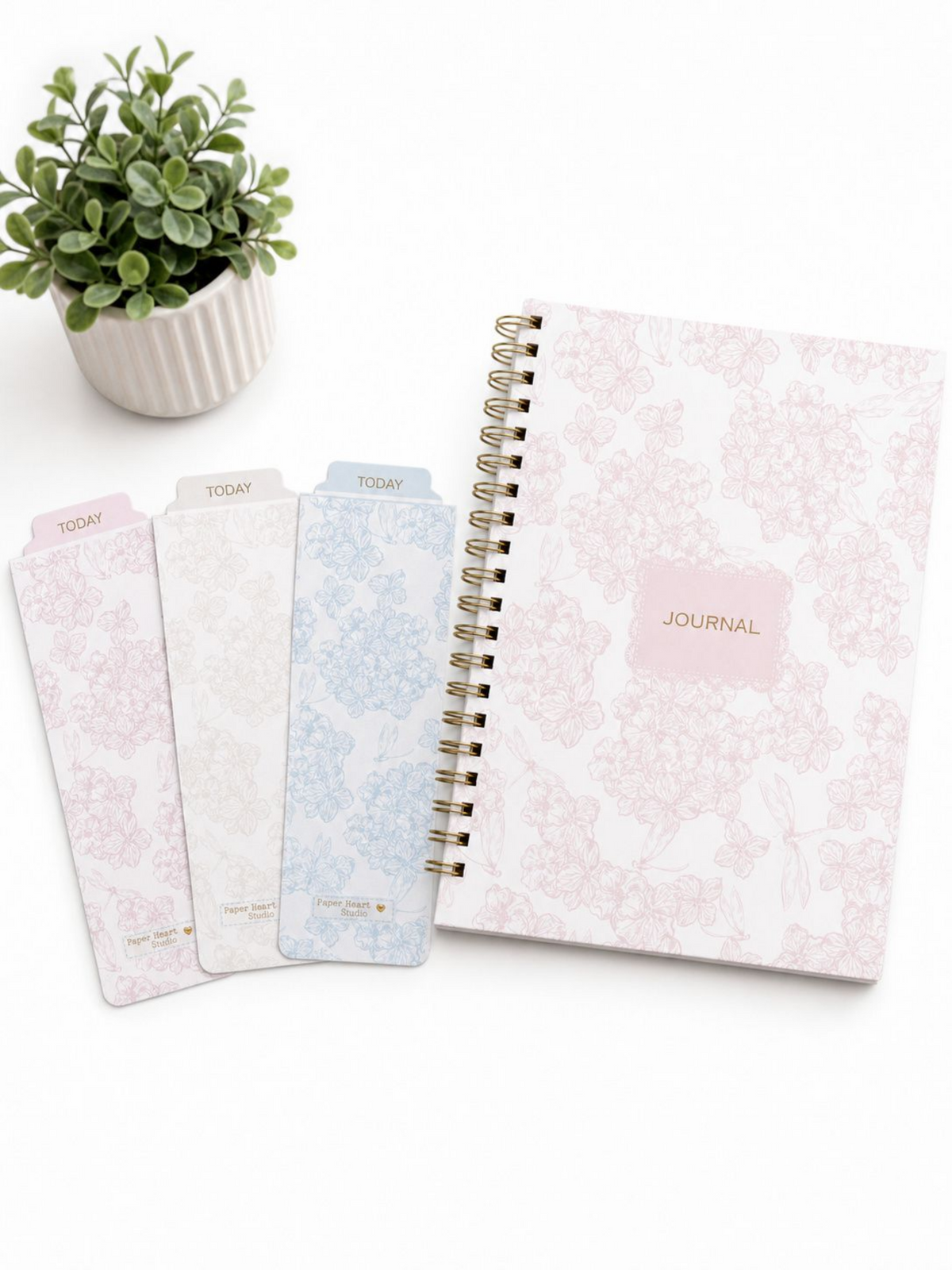 Vintage Hydrangea Bookmarks